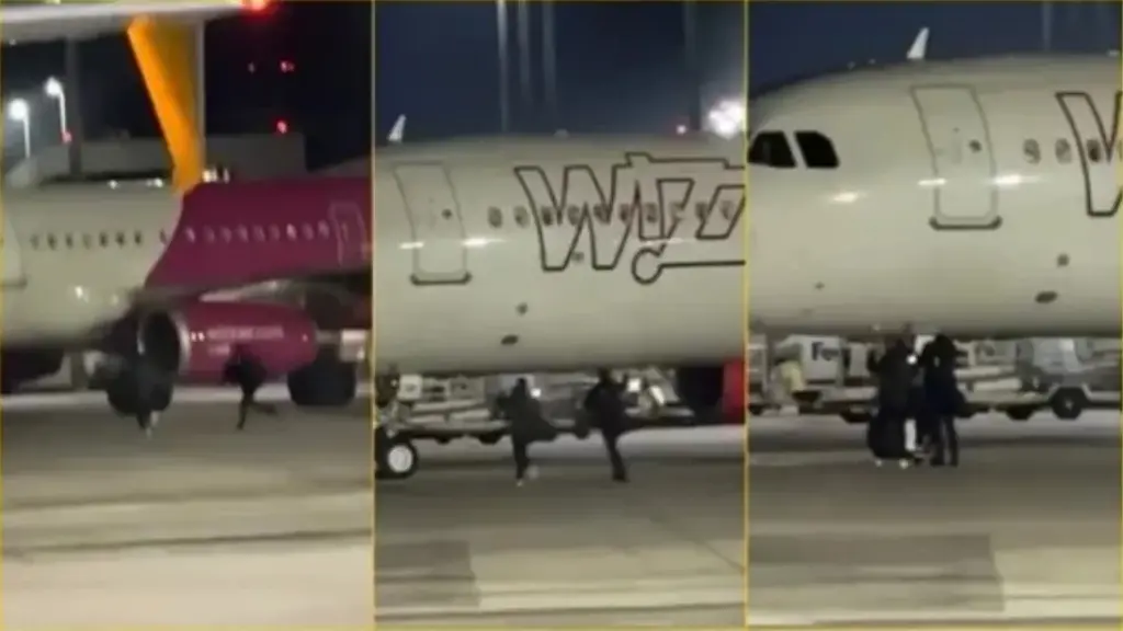 Përse dy pasagjerë u përpoqën të kapnin aeroplanin në pistë?