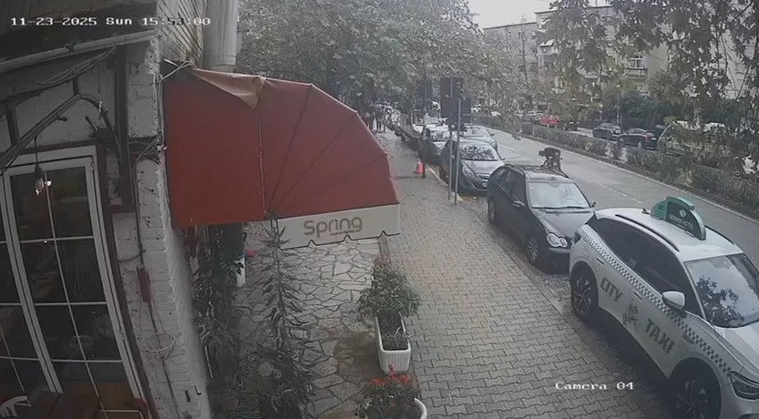 Qytetarit i bie portofoli, çiklisti e merr si të ishte i tij