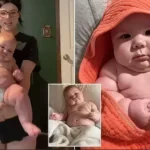 Foshnja katërmuajshe që trondit botën: 10 kilogramë dhe 76 centimetra gjatësi SHIKO VIDEO