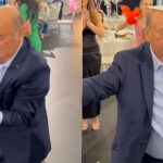 Roskovec/ Burri kërcen me gotën mbi kokë dhe habit të gjithë në dasmë