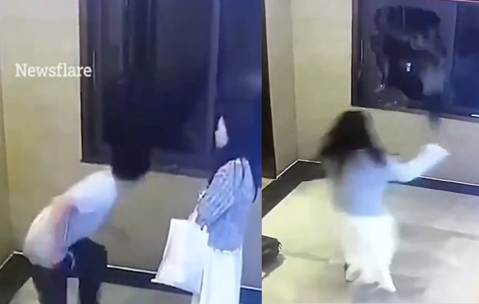 Pamje të pazakonta: Burri zgjedh dritaren në vend të derës