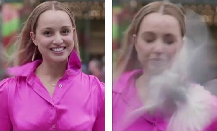 Gazetarja goditet nga një zog gjatë raportimit live, momenti i pazakontë bëhet viral shiko video..